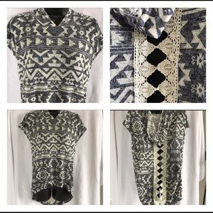 Aztec Print Sleeveless Top